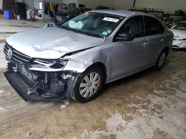 3VW2K7AJXFM427983 - 2015 VOLKSWAGEN JETTA BASE SILVER photo 2
