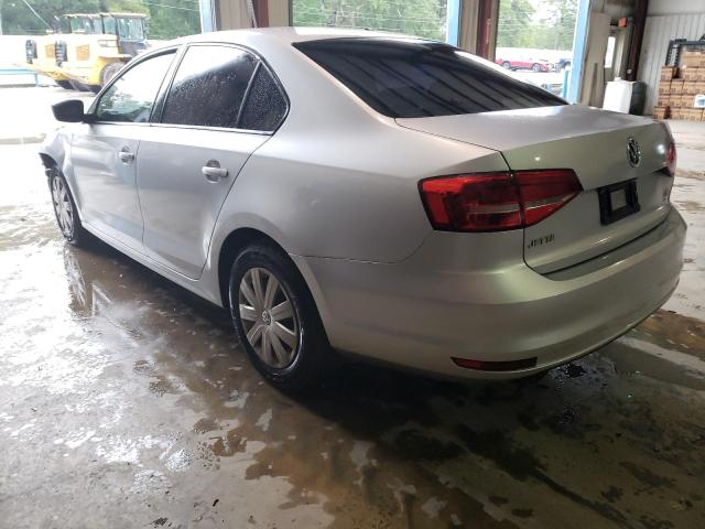 3VW2K7AJXFM427983 - 2015 VOLKSWAGEN JETTA BASE SILVER photo 3