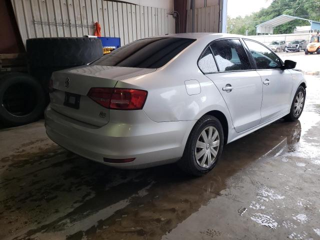 3VW2K7AJXFM427983 - 2015 VOLKSWAGEN JETTA BASE SILVER photo 4