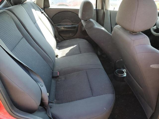 KL1TD66626B622863 - 2006 CHEVROLET AVEO BASE RED photo 6