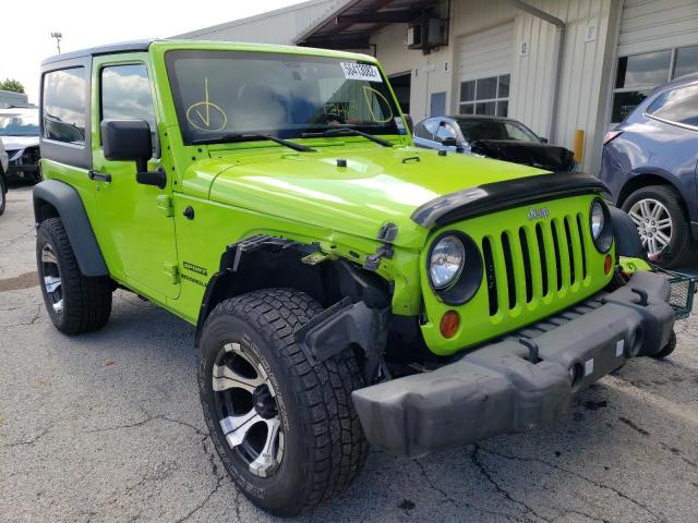 1C4AJWAGXDL531310 - 2013 JEEP WRANGLER S GREEN photo 1