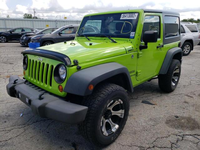 1C4AJWAGXDL531310 - 2013 JEEP WRANGLER S GREEN photo 2