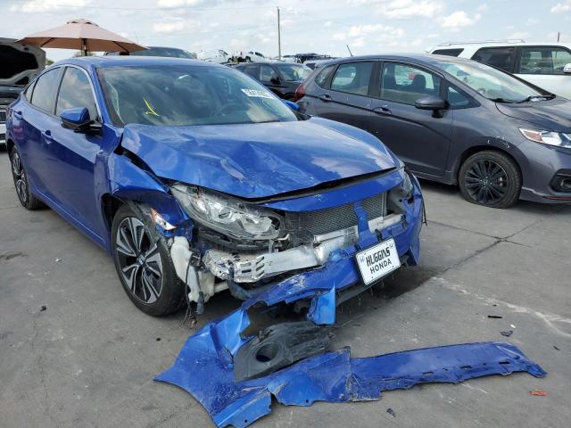 19XFC1F3XGE038202 - 2016 HONDA CIVIC EX BLUE photo 1