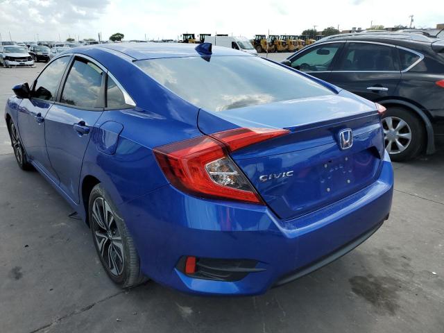 19XFC1F3XGE038202 - 2016 HONDA CIVIC EX BLUE photo 3