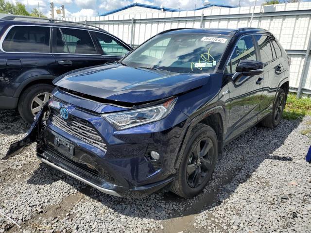 4T3E6RFVXMU061773 - 2021 TOYOTA RAV4 XSE BLUE photo 2