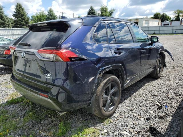 4T3E6RFVXMU061773 - 2021 TOYOTA RAV4 XSE BLUE photo 4