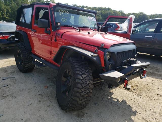 1C4AJWAG8DL675017 - 2013 JEEP WRANGLER S RED photo 1