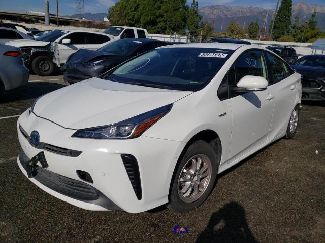 JTDKAMFU0N3163616 - 2022 TOYOTA PRIUS NIGH WHITE photo 2