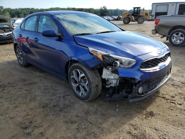 3KPF24AD9KE011232 - 2019 KIA FORTE FE BLUE photo 1