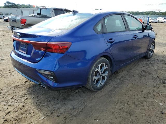 3KPF24AD9KE011232 - 2019 KIA FORTE FE BLUE photo 4