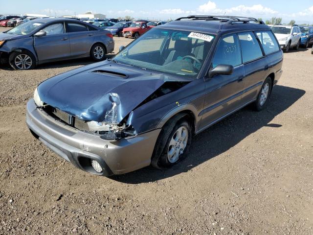 4S3BG6850X6643060 - 1999 SUBARU LEGACY OUT BLUE photo 2