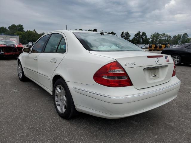 WDBUF65J14A578885 - 2004 MERCEDES-BENZ E 320 WHITE photo 3