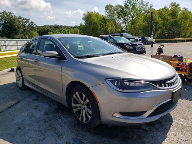 1C3CCCAB9FN535186 - 2015 CHRYSLER 200 LIMITE SILVER photo 1