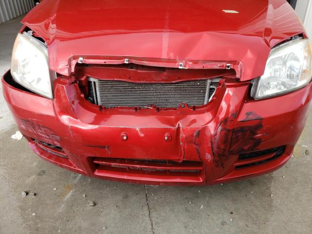 KL1TD56E89B332150 - 2009 CHEVROLET AVEO LS 红色 照片 9