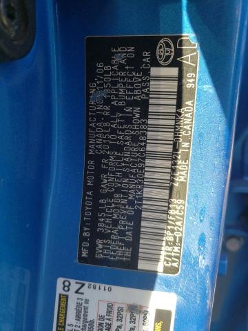 2T1KR30E97C648383 - 2007 TOYOTA MATRIX 蓝色 照片 10