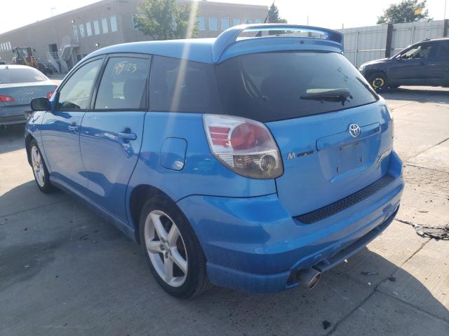 2T1KR30E97C648383 - 2007 TOYOTA MATRIX BLUE photo 3