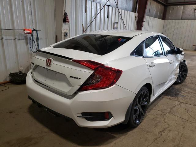 19XFC2E8XLE030601 - 2020 HONDA CIVIC SPOR WHITE photo 4