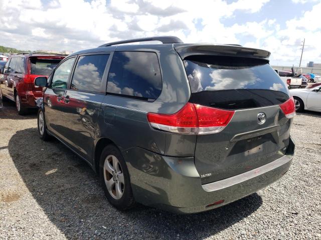 5TDKK3DCXES511101 - 2014 TOYOTA SIENNA LE GREEN photo 3