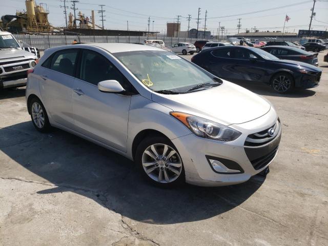 KMHD35LH2EU208836 - 2014 HYUNDAI ELANTRA SILVER photo 1