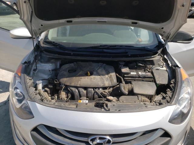 KMHD35LH2EU208836 - 2014 HYUNDAI ELANTRA SILVER photo 7