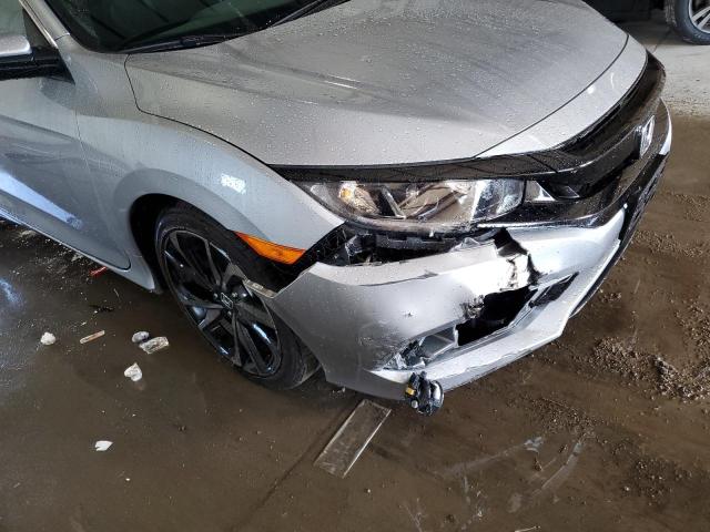 2HGFC4B88LH301841 - 2020 HONDA CIVIC SPOR SILVER photo 9