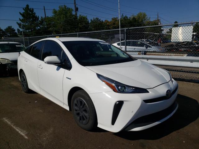 JTDKARFU4L3116583 - 2020 TOYOTA PRIUS L WHITE photo 1