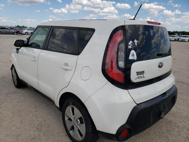 KNDJN2A27E7044786 - 2014 KIA SOUL WHITE photo 3