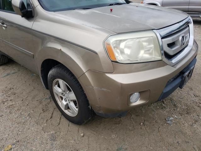 5FNYF48599B040181 - 2009 HONDA PILOT BEIGE photo 9