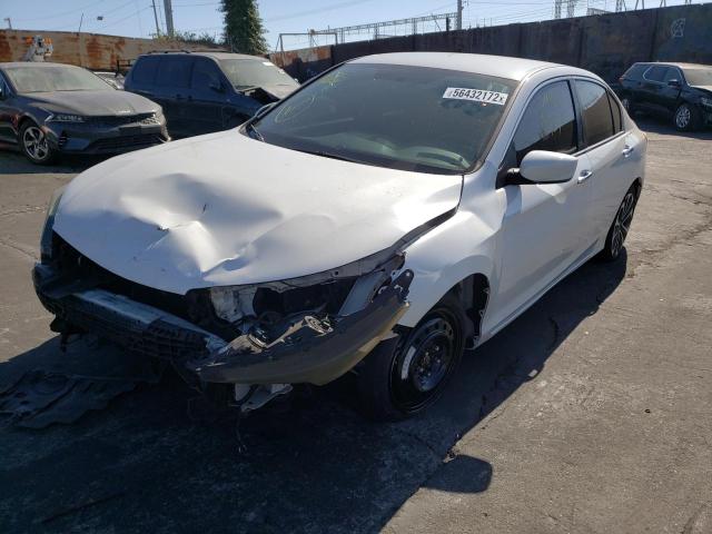 1HGCR2F57FA189364 - 2015 HONDA ACCORD SPO თეთრი ფოტო 2