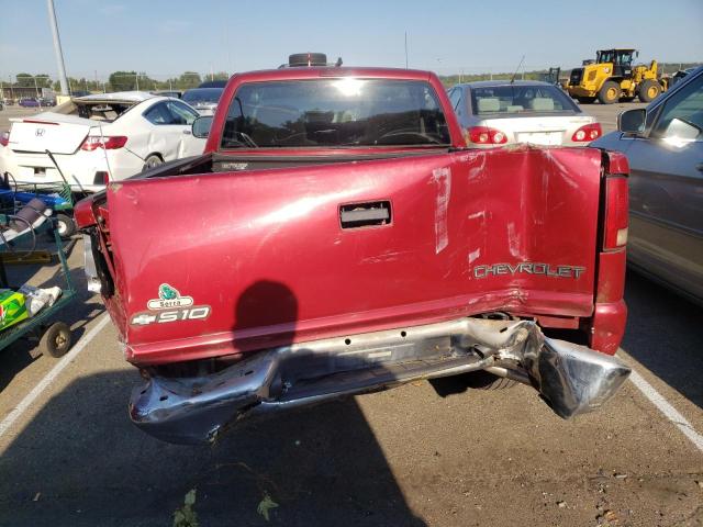 1GCCS14W228122553 - 2002 CHEVROLET S TRUCK S1 RED photo 9