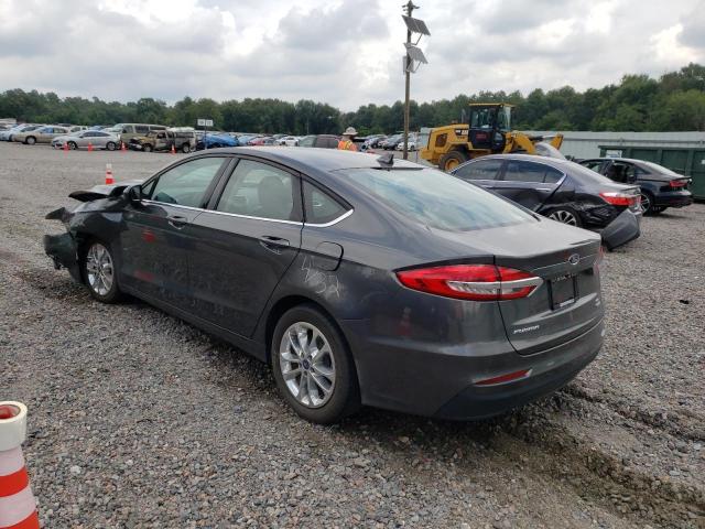 3FA6P0HD3LR122195 - 2020 FORD FUSION SE GRAY photo 3