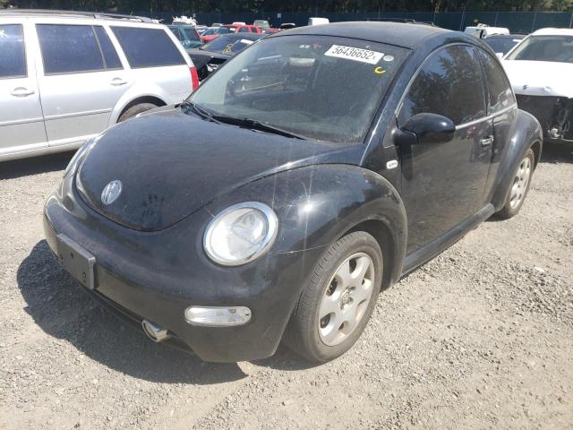 3VWED21C92M440729 - 2002 VOLKSWAGEN NEW BEETLE 黑色 照片 2