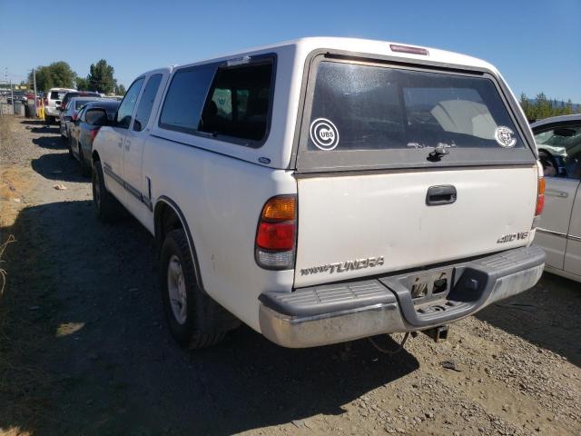 5TBBT4410YS023256 - 2000 TOYOTA TUNDRA ACC WHITE photo 3