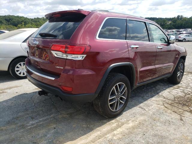 1C4RJFBG3LC303424 - 2020 JEEP GRAND CHER BURGUNDY photo 4