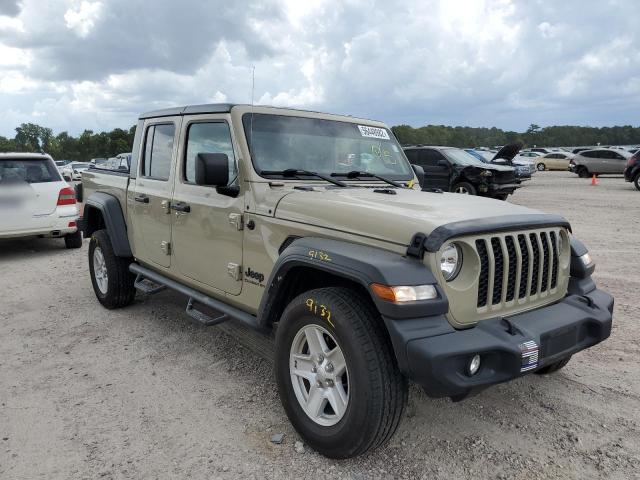 1C6JJTAG1LL167783 - 2020 JEEP GLADIATOR BEIGE photo 1