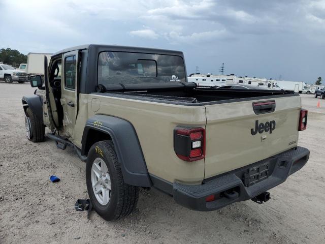 1C6JJTAG1LL167783 - 2020 JEEP GLADIATOR BEIGE photo 3