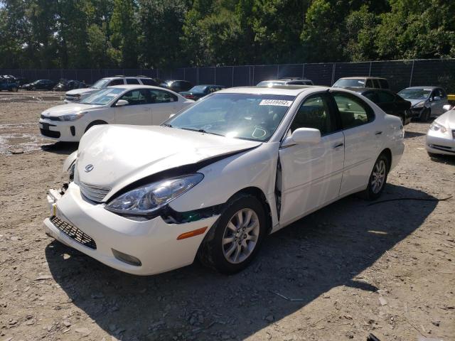 JTHBF30G436001478 - 2003 LEXUS ES 300 WHITE photo 2