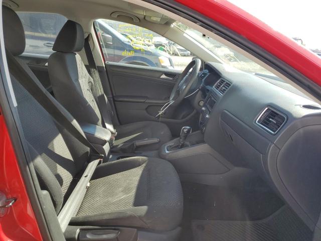 3VW2K7AJ4EM236770 - 2014 VOLKSWAGEN JETTA BASE RED photo 5