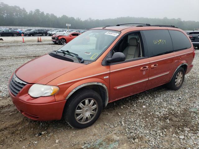 2A4GP54L06R728809 - 2006 CHRYSLER TOWN & COU ORANGE photo 2