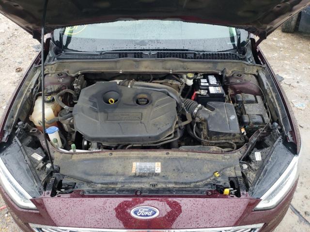 3FA6P0K91HR115029 - 2017 FORD FUSION TIT BURGUNDY photo 7