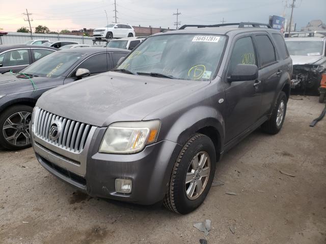 4M2CU81G09KJ10120 - 2009 MERCURY MARINER GRAY photo 2