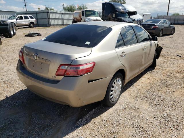 4T1BE46K07U638564 - 2007 TOYOTA CAMRY CE TAN photo 4