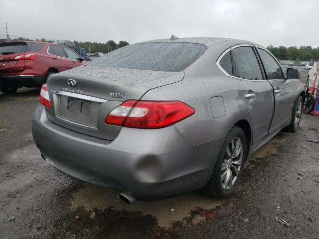 JN1BY1AR6CM390493 - 2012 INFINITI M37 X GRAY photo 4