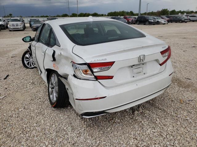 1HGCV1F18KA172960 - 2019 HONDA ACCORD LX WHITE photo 3