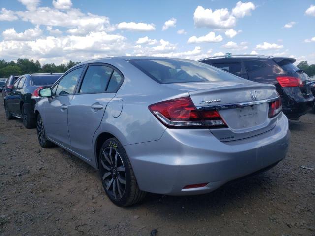 19XFB2F97FE213095 - 2015 HONDA CIVIC EXL فضي صورة 3