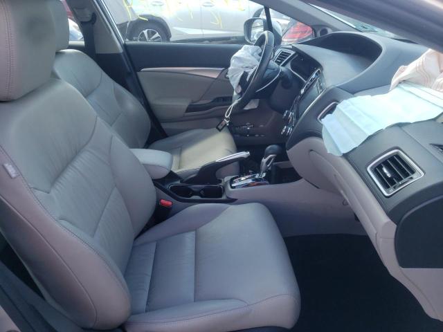 19XFB2F97FE213095 - 2015 HONDA CIVIC EXL فضي صورة 5