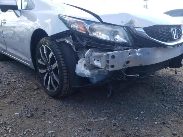 19XFB2F97FE213095 - 2015 HONDA CIVIC EXL فضي صورة 9