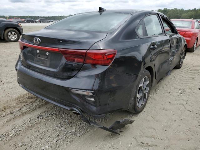 3KPF24ADXKE130374 - 2019 KIA FORTE FE BLACK photo 4