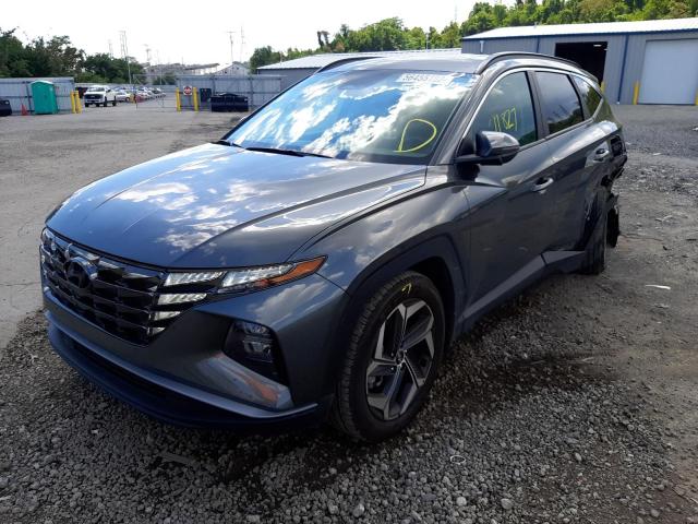 5NMJC3AE9NH092269 - 2022 HYUNDAI TUCSON SEL GRAY photo 2