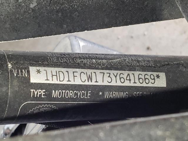 1HD1FCW173Y641669 - 2003 HARLEY-DAVIDSON FLHTCUI 白色 照片 10